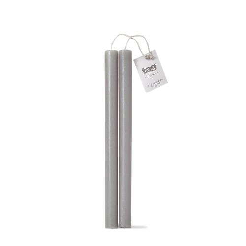 Picture of 10" STRAIGHT CANDLES SET/2 GRAY
