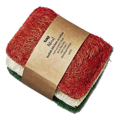 Picture of LOOFAH KITCHEN SCRUBBER S/3 PRIMARY