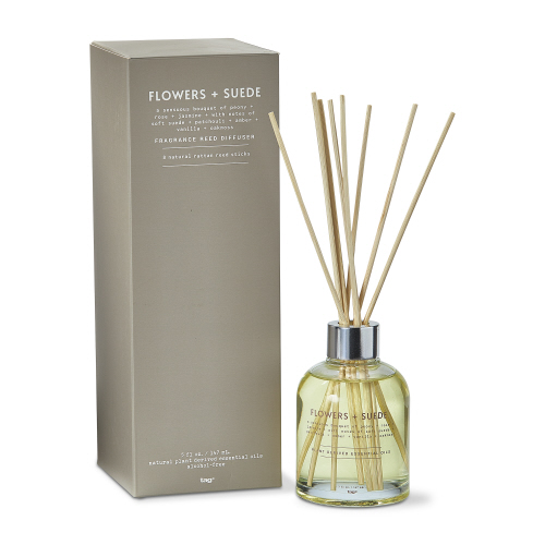Picture of FLOWERS + SUEDE REED DIFFUSER