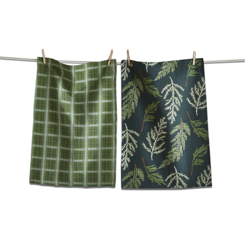 Picture of JUNIPER SPRIG DISHTOWEL S/2