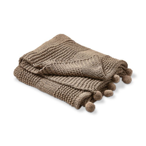 Picture of KNIT POM POM THROW