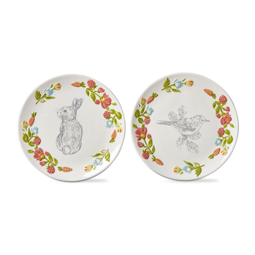 Picture of BUNNY & BIRD SALAD PLATE ASMT/2