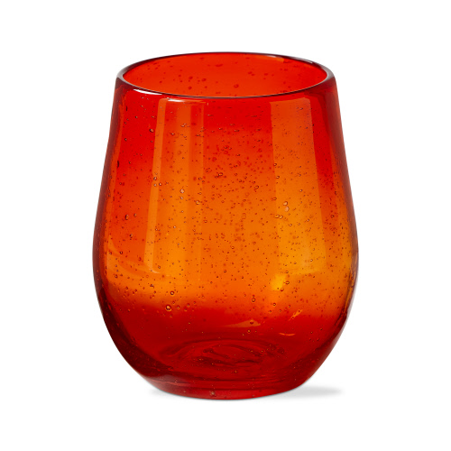 Picture of BUBBLE GLASS STEMLESS WINE ORANGE