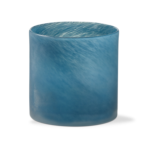 Picture of BLASTED CANDLEHOLDER BLUE