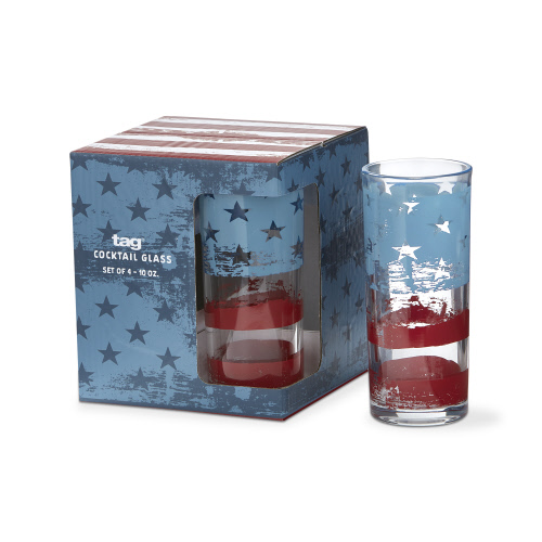 Picture of PATRIOTIC DRINKS GLS S/4