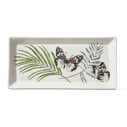 Picture of PALM + BUTTERFLY PLATTER