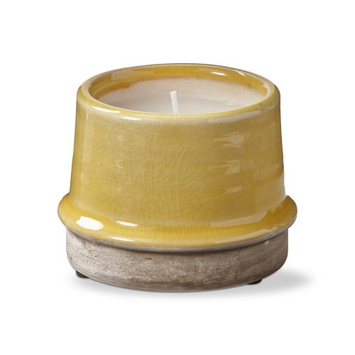 Picture of RADIUS CITRO CANDLE POT YELLOW