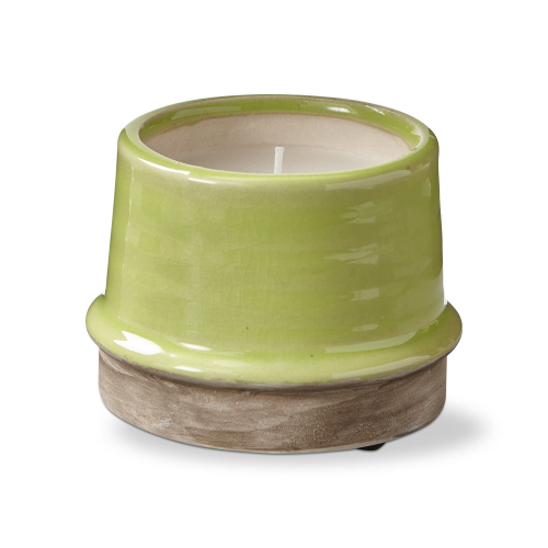 Picture of RADIUS CITRO CANDLE POT CITRON GRN