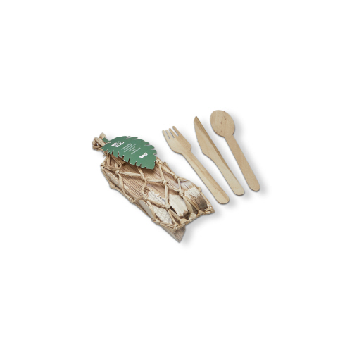 Picture of ECO WOODEN CUTLERY S/36
