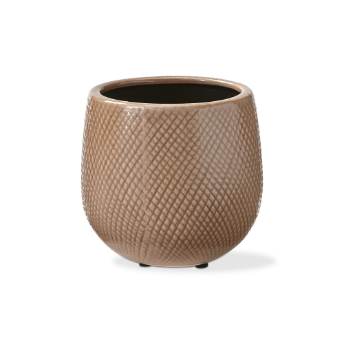 Picture of CROSS HATCH PLANTER SMALL BLUSH