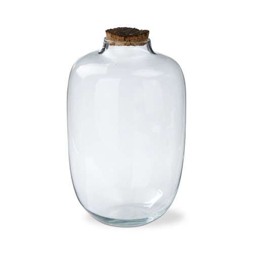 Picture of RECYCLED GLASS TERRARIUM TALL