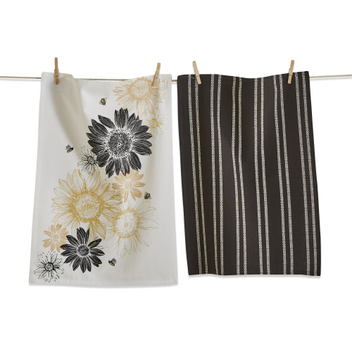 Picture of SUNFLOWER DISHTOWEL S/2