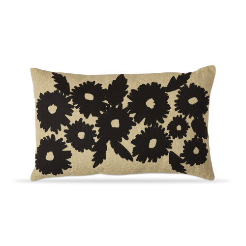 Picture of FLORAL EMBROIDERED LUMBAR PILLOW