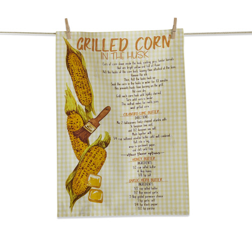 Picture of GRILLED CORN RECIPE DISHTOWEL