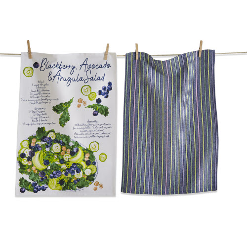 Picture of BERRY SALAD DISHTOWEL SET IN CRATE