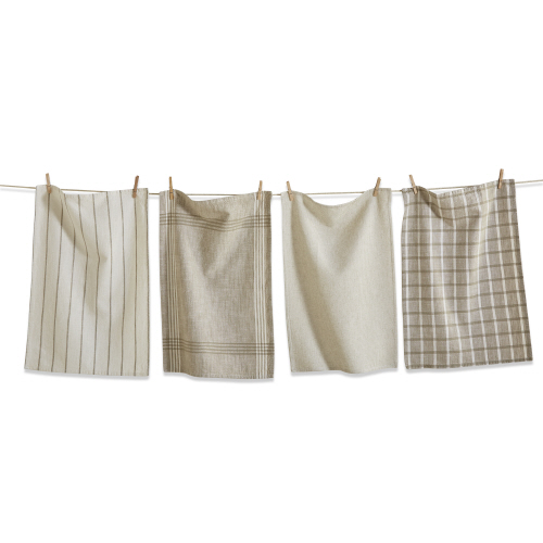 Picture of CANYON WOVEN DISHTOWEL S/4 WHT MULTI