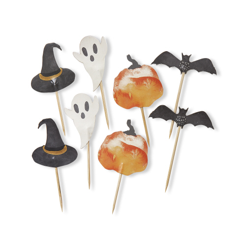 Picture of HALLOWEEN PAPER PICKS S/8