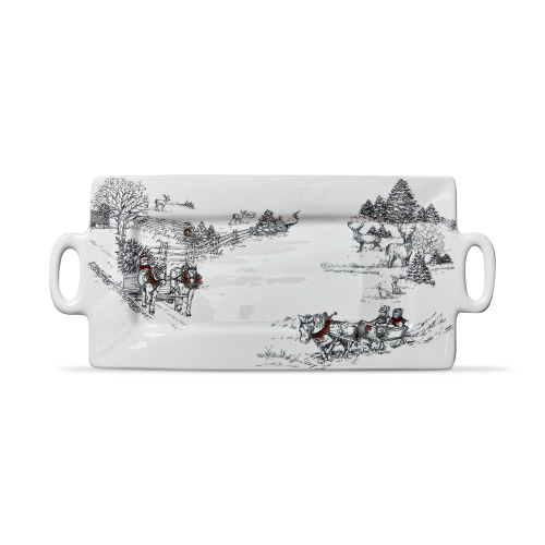 Picture of FARMHOUSE CHRISTMAS RECT PLATTER
