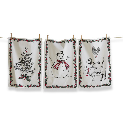 Picture of FARMHOUSE DISHTOWEL ASMT/3