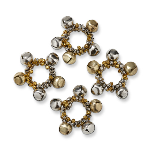 Picture of JINGLE BELL NAPKIN RING S/4