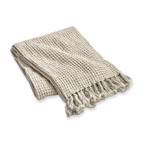 Picture of CHAMBRAY THROW BEIGE