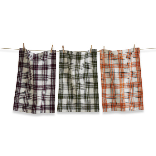Picture of AUTUMN PLAID DISHTOWEL S/3