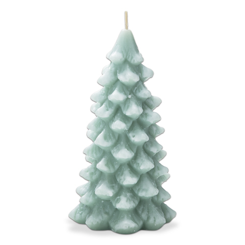 Picture of FROSTED PINE TREE CANDLE AQUA