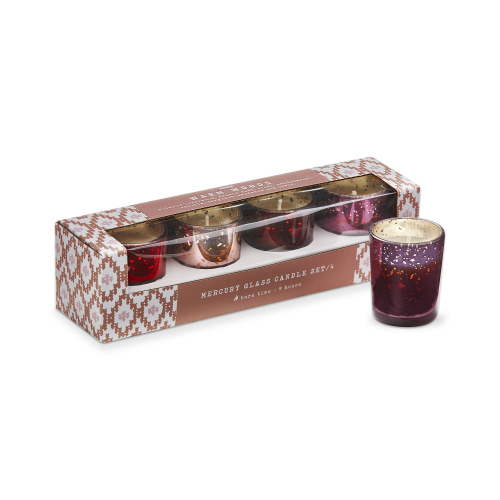 Picture of WARM WOODS VOTIVE CANDLE S/4