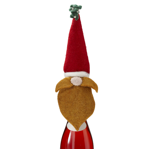 Picture of MISTLETOE GNOMIE BOTTLE TOPPER