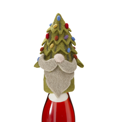 Picture of MERRY TREE GNOMIE BOTTLE TOPPER