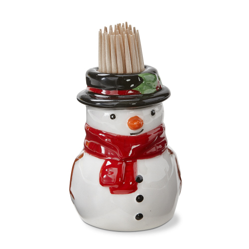 Picture of SNOWMAN TOOTHPICK HOLDER SET
