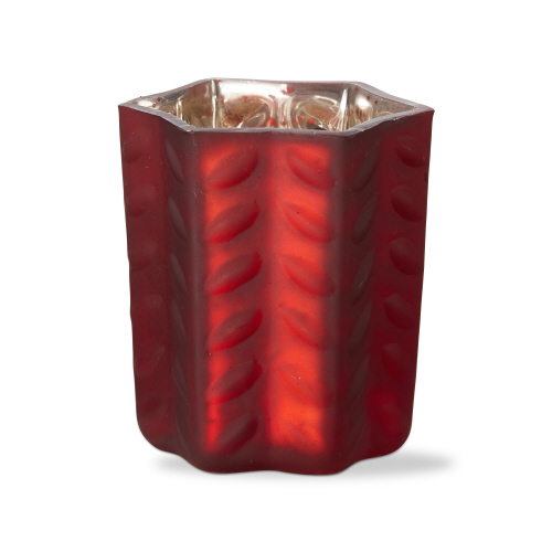 Picture of DAZZLE TEALIGHT HOLDER RED