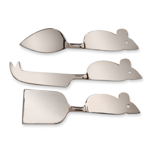 Picture of MOUSE CHEESE UTENSIL S/3