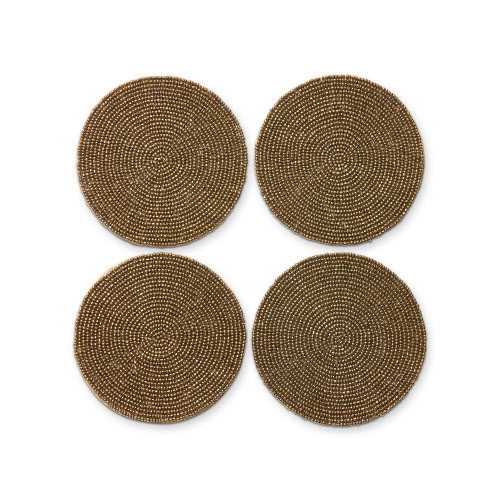 Picture of ROUND BEADED COASTER S/4
