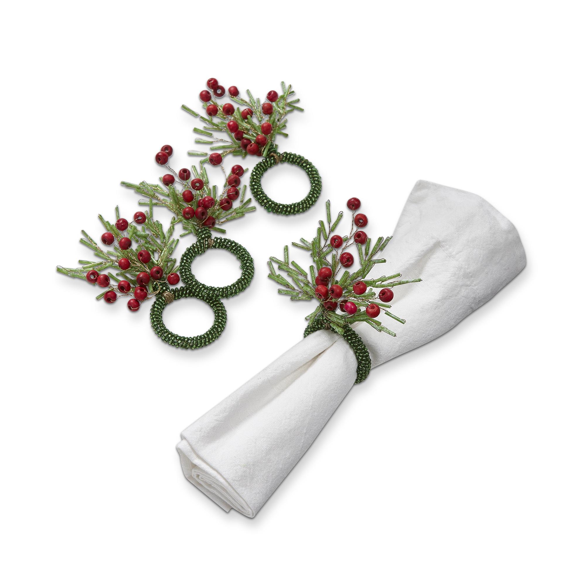Picture of SPRIG NAPKIN RING S/4
