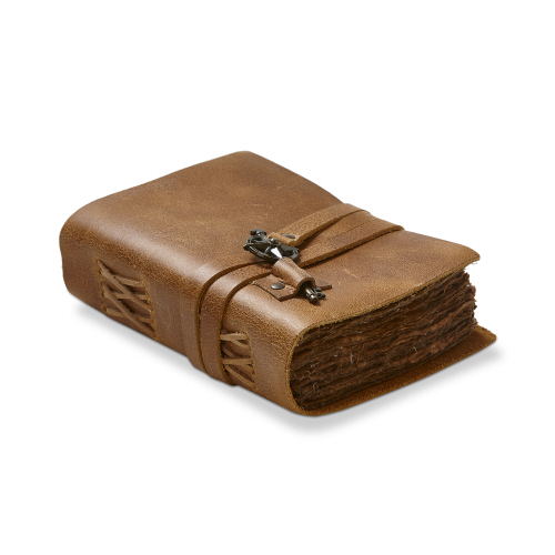 Picture of LEATHER JOURNAL BROWN MULTI