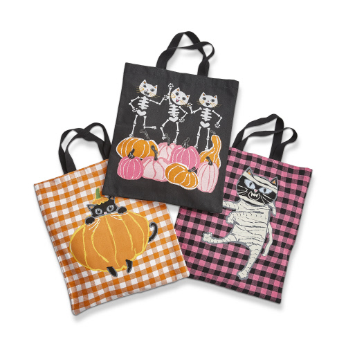 Picture of HALLOWEEN KITTY CATS TREAT BAG