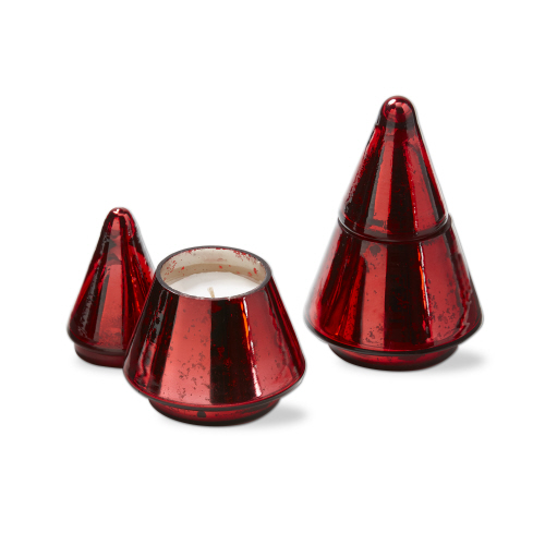 Picture of MERCURY TREE W/LID CHRISTMAS SPICE