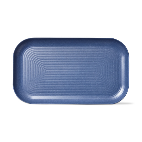 Picture of BROOKLYN MELAMINE RECT PLATTER BLU DENIM