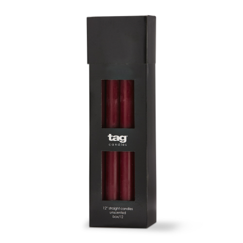 Picture of COLOR STUDIO 12" STRAIGHT CANDLE WINE