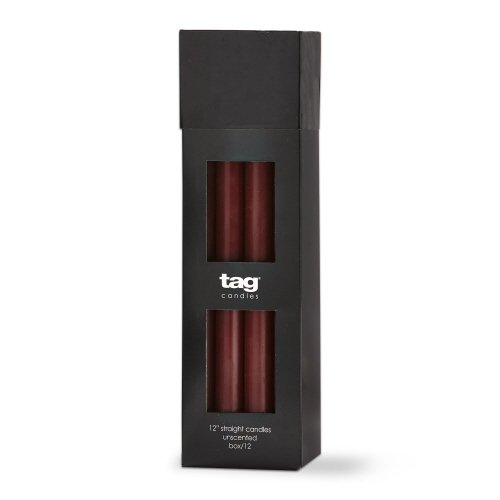 Picture of COLOR STUDIO 12" STRAIGHT CANDLE PLUM