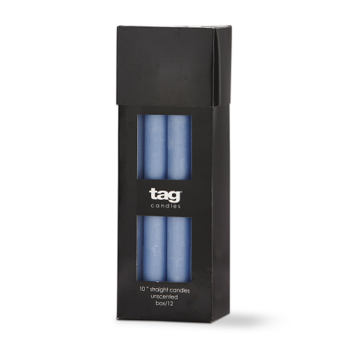 Picture of COLOR STUDIO 10" STRAIGHT CANDLE BLUE