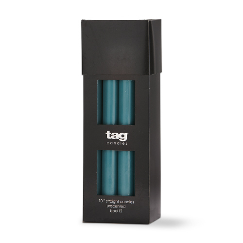 Picture of COLOR STUDIO 10" STRAIGHT CANDLE TEAL