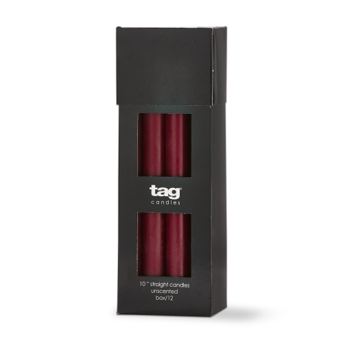 Picture of COLOR STUDIO 10" STRAIGHT CANDLE WINE