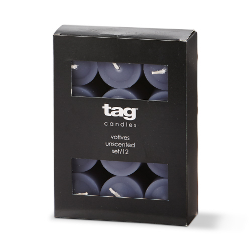 Picture of COLOR STUDIO VOTIVE CANDLES S/12 BLUE