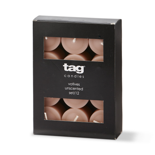 Picture of COLOR STUDIO VOTIVE CANDLES S/12 BLUSH