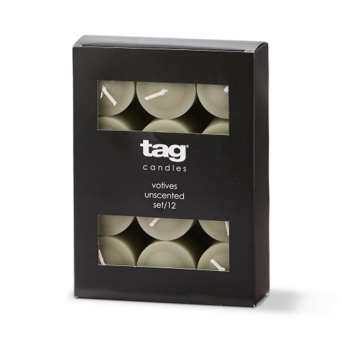 Picture of COLOR STUDIO VOTIVE CANDLES S/12 SAGE