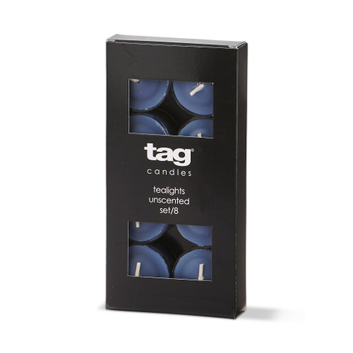 Picture of COLOR STUDIO TEALIGHT CNDLS S/8 BLU DENM