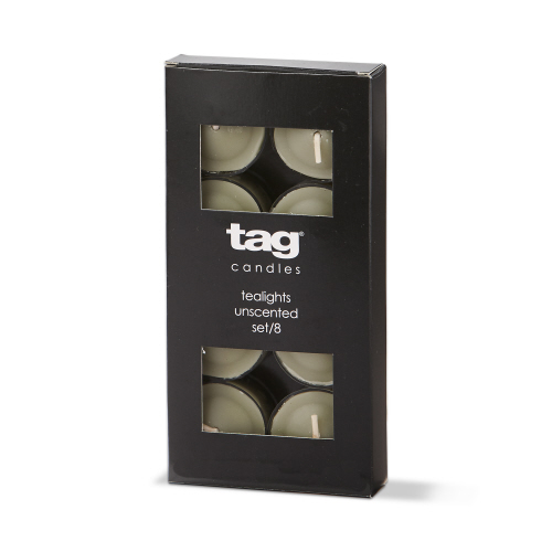 Picture of COLOR STUDIO TEALIGHT CANDLES S/8 SAGE