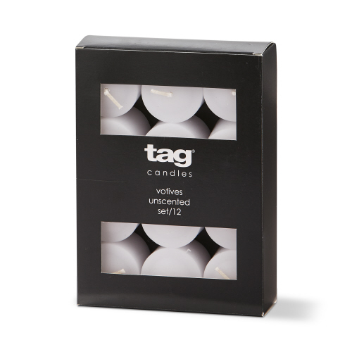 Picture of COLOR STUDIO VOTIVE CANDLES S/12 WHITE